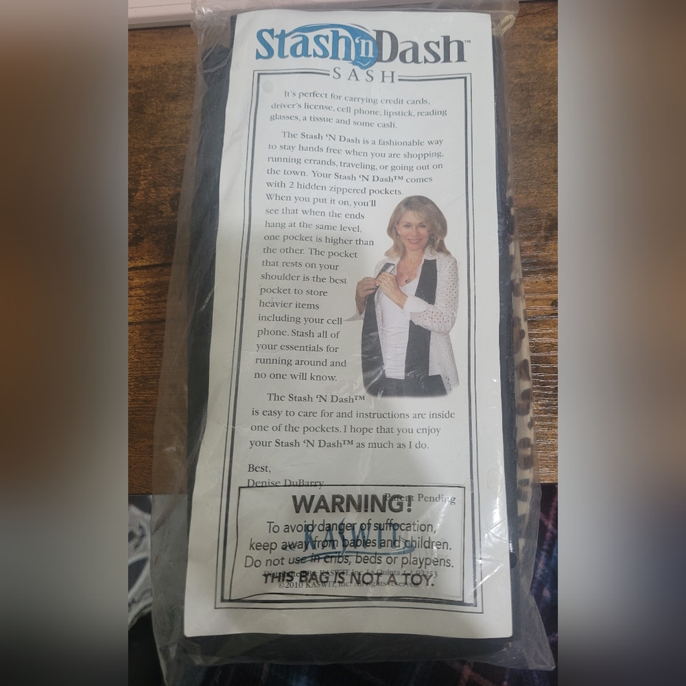 Stash N Dash Sash